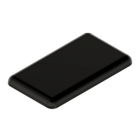 MODULAR SOLUTIONS POLYAMIDE PART END CAP 32MM X 18.5MM BLACK